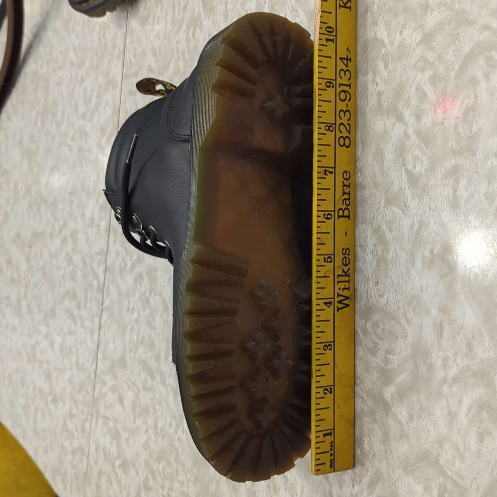 Dr Martens Faora Womens 7 Black Combat Boots - Picture 9 of 10
